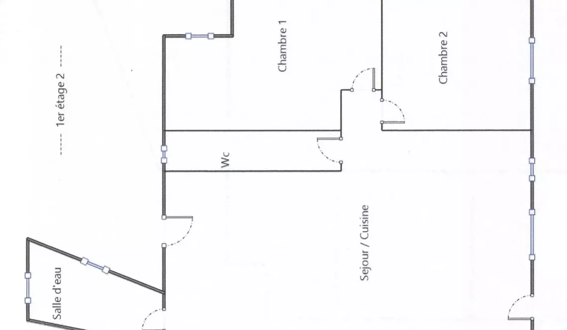 Anglet zone de Maignon - Nombreuses possibilités pour cette belle parcelle en zone UE1 de 1988 m² avec dessus maison de type 3 de 85 m² + sous sol + grand garage