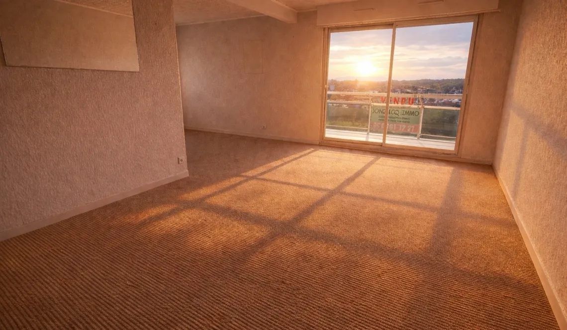 Anglet Bab² - Dernier étage et vue panoramique au sud pour ce type 4 de 101 m² H, double séjour de 33 m², 2 chambres, cuisine indépendante + loggia. Cave. Possibilité de garage en +.