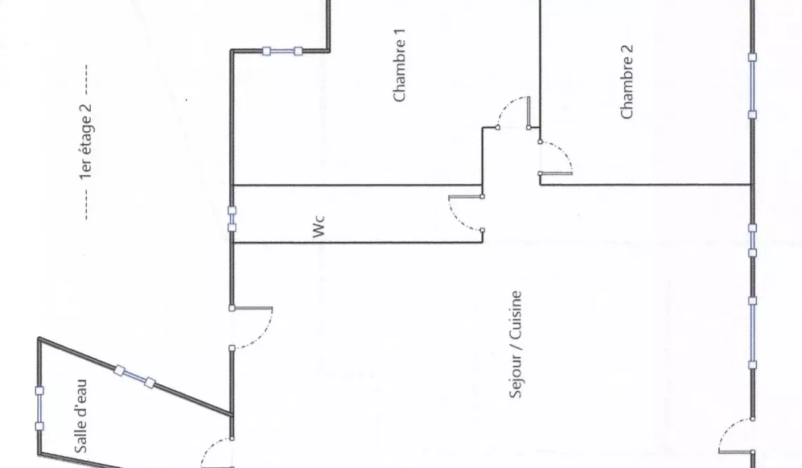 Anglet zone de Maignon - Agréable maison des années 50 de 87 m² H sur deux niveaux, 2 chambres, belle pièce de vie. Caves + garage en sous-sol sur parcelle de 758 m²