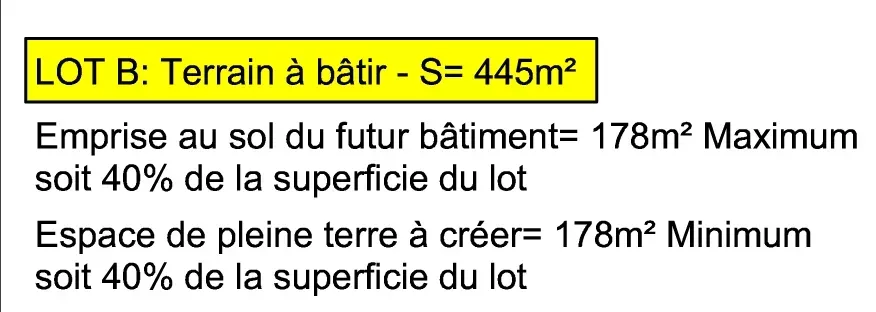 Bassussarry - Vue sur les montagnes pour ce joli terrain plat plein sud de 455 m² à viabiliser, 178 m² d’emprise au sol, possibilité R+1.  