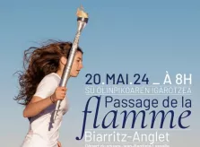 Le passage de la  flamme olympique sur notre terre ce jour, le lundi 20 mai 2024..