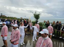 Le passage de la  flamme olympique sur notre terre ce jour, le lundi 20 mai 2024..