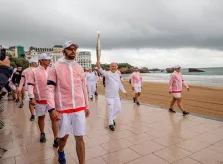 Le passage de la  flamme olympique sur notre terre ce jour, le lundi 20 mai 2024..