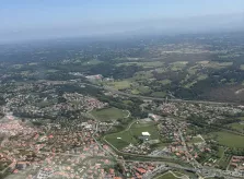 La BAB vu du ciel, en hélicoptère...sous le soleil! Moment unique!