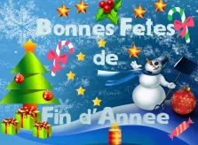 Belles fêtes de fin d’année à vous toutes et tous!