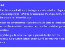 Interdire de louer les logements en G: les grands perdants, les locataires?