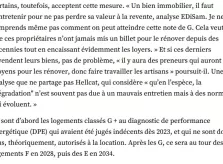 Interdire de louer les logements en G: les grands perdants, les locataires?