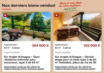 Coup double sur Anglet Aritxague, avec des clients en or massif!